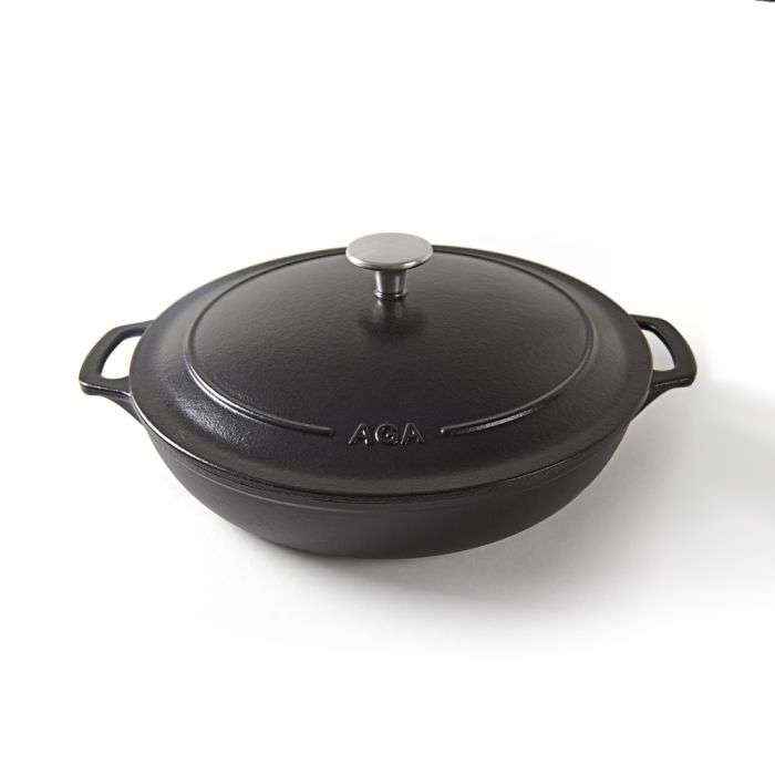 AGA Cast Iron 30cm Buffet Casserole Matt Black